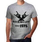 Homme tee - shirt la vie en rose depuis 1975 - rocking life since 1975 - 49 ans t - shirt graphique idée ... Homme tee - shirt la vie en rose depuis 1975 - rocking life since 1975 - 49 ans t - shirt graphique idée ...