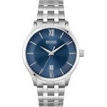 Hugo boss montre argent analogique hommes elite 1513895