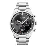 Hugo boss montre argent chronographe hommes pioneer 1513712 Hugo boss montre argent chronographe hommes pioneer 1513712