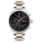 Hugo boss montre argent chronographe hommes grand prix 1513473