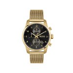 Hugo boss montre dor chronographe hommes skymaster 1513838