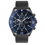 Hugo boss montre gris chronographe hommes ocean edition 1513702