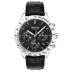 Hugo boss montre noir chronographe hommes talent 1513579