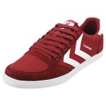 Hummel slimmer stadil low homme baskets decontractee bourgogne - rouge - 46
