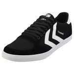 Hummel slimmer stadil low homme baskets decontractee noir blanc - 43