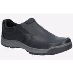 Hush puppies jasper chaussures de ville mocassins slip on mousse  mmoire hommes noir 46