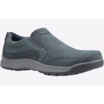Hush puppies jasper chaussures de ville mocassins slip on mousse À mémoire hommes nubuck marine 43 Hush puppies jasper chaussures de ville mocassins slip on mousse À mémoire hommes nubuck marine 43