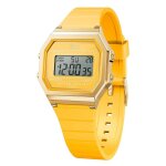 Ice watch montre ice digit retro - light pineapple jaune femmes 022053 -