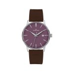 Jacques lemans - n - 209e - montre homme - quartz chronographe - chronomtre - bracelet cuir marron