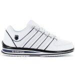 K - swiss rinzler - hommes cuir baskets sneakers chaussures blanc 01235 - 139 - m - 42 1 / 2