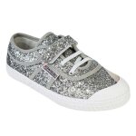 Kawasaki glitter kids shoe w / elastic k202586 8889 silver - t35