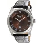 Kenneth cole kc1927 montre homme analogique bracelet cuir de veau