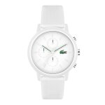 Lacoste pour des hommes 12. 12 montre chrono, blanc Lacoste pour des hommes 12. 12 montre chrono, blanc