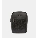 Lacoste - sacoche nomogramme signature - noir