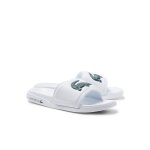 Lacoste sandales de bain pour femmes - croco dualiste 0922 2 cfa, chaussons, chaussures de bain blanc ...