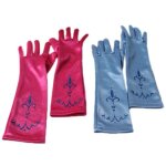 Lot de 2 paires de gants elsa la reine des neiges pour parfaite tenue princesse bonne qualit animation ...
