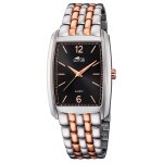 Lotus montre homme classique analogique quartz acier inoxydable cuivre ul18354 / 4