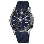 Lotus montre homme multifunction analogique quartz pu bleu ul18310 / 3