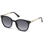 Lunette de soleil ronde guess noir - m