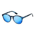 Lunette de soleil ronde polaroid kids bleu - xxs