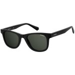 Lunette de soleil trap�ze polaroid noir - s