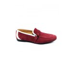 Mocassin À enfiler rouge homme - 43 Mocassin À enfiler rouge homme - 43