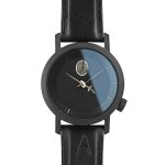 Montre akteo  aiguille escrime black 42 mm