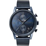 Hugo boss montre bleu chronographe hommes navigator 1513538