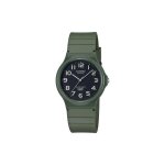 Montre casio homme rsine verte mq - 24uc - 3bef