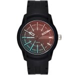 Montre diesel en silicone noir