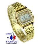 Montre digitale tendance rtro vintage reprenant le style casio des annes 70 - mixte homme femme enfant ...