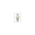 Montre pour femme bracelet bo�tier en acier cadran blanc dor� bering