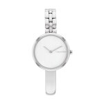Montre femme calvin klein en acier gris