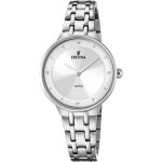 Montre femme festina mademoiselle en acier gris