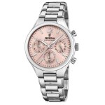 Montre festina en acier gris