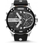 Montre homme diesel mr daddy 2. 0 dz7313 bracelet en cuir noir et rehauts argentés Montre homme diesel mr daddy 2. 0 dz7313 bracelet en cuir noir et rehauts argentés