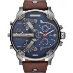 Montre homme diesel mr daddy 2. 0 dz7314 cuir brun et cadran bleu Montre homme diesel mr daddy 2. 0 dz7314 cuir brun et cadran bleu