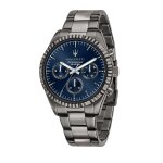 Montre homme maserati en acier gris