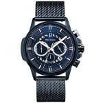 Montre homme pierre lannier en acier bleu