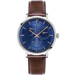 Montre homme pierre lannier automatic en cuir marron