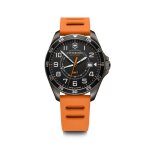 Montre homme victorinox fieldforce en caoutchouc orange - 42 mm