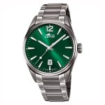 Montre lotus cadran vert