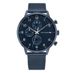 Montre tommy hilfiger leonard acier milanais bleu