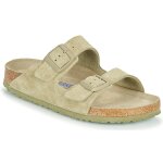 Mules birkenstock arizona cuir suede soft footbed w vert - 36
