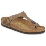Mules birkenstock gizeh cuir w marron - 35