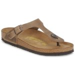 Mules birkenstock gizeh cuir w marron - 39