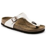 Mules birkenstock gizeh flor w beige - 38
