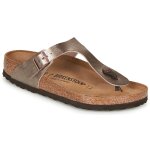 Mules birkenstock gizeh flor w bronze - 41
