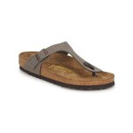 Mules birkenstock gizeh flor w gris - 35