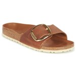 Mules birkenstock madrid big buckle cuir women marron - 41